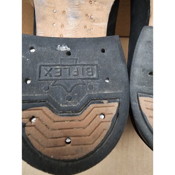 Semental Rancho Mens Black Western Chelsea Boots Leather Rodeo Square Toe 27.5 9 main image 5